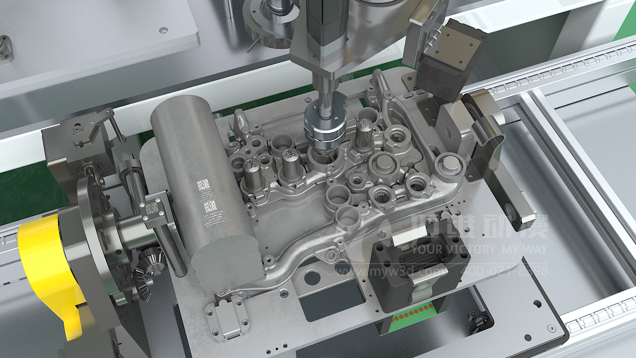 特斯拉汽车生产线三维动画展示(图3) 特斯拉汽车生产线三维动画展示(图3)