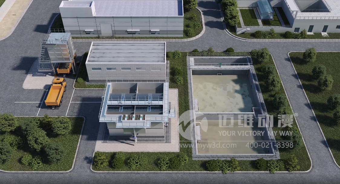 排泥水装置三维动画(图1) 排泥水装置三维动画(图1)