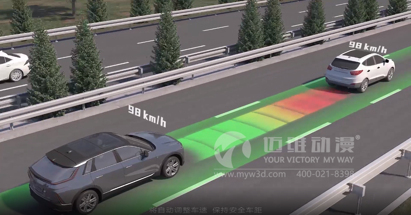 凯迪拉克Super Cruise辅助驾驶系统动画(图1) 凯迪拉克Super Cruise辅助驾驶系统动画(图1)