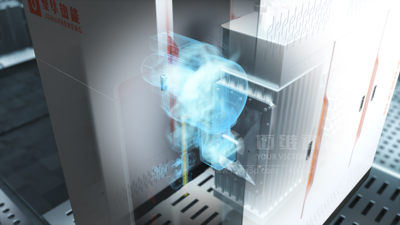 锅炉行业三维动画展示(图4) 锅炉行业三维动画展示(图4)