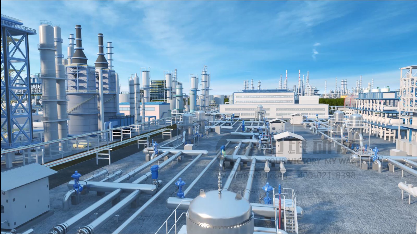 三维动画在化工行业的应用场景及优势体现!(图2) 三维动画在化工行业的应用场景及优势体现!(图2)