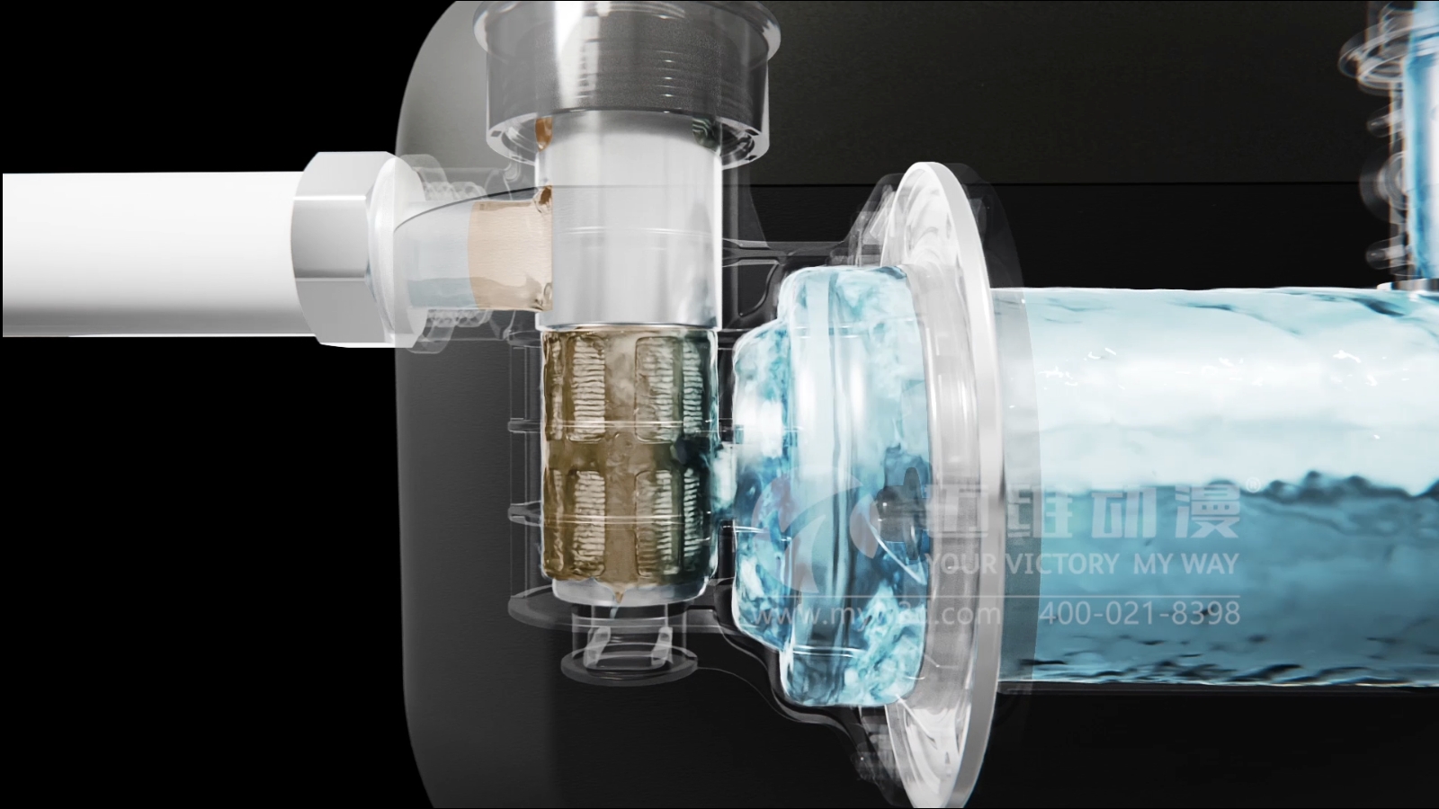 户用增压泵三维动画展示(图2) 户用增压泵三维动画展示(图2)
