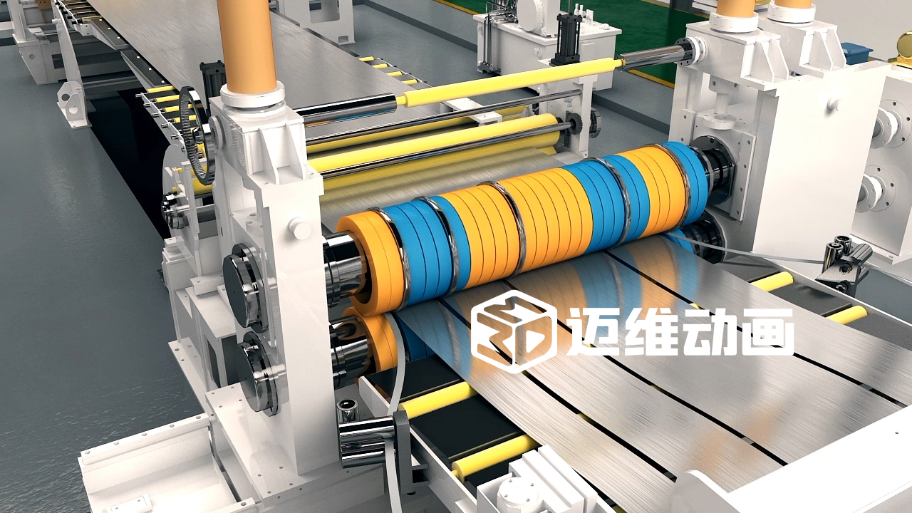 卷板线生产线三维动画(图3) 卷板线生产线三维动画(图3)