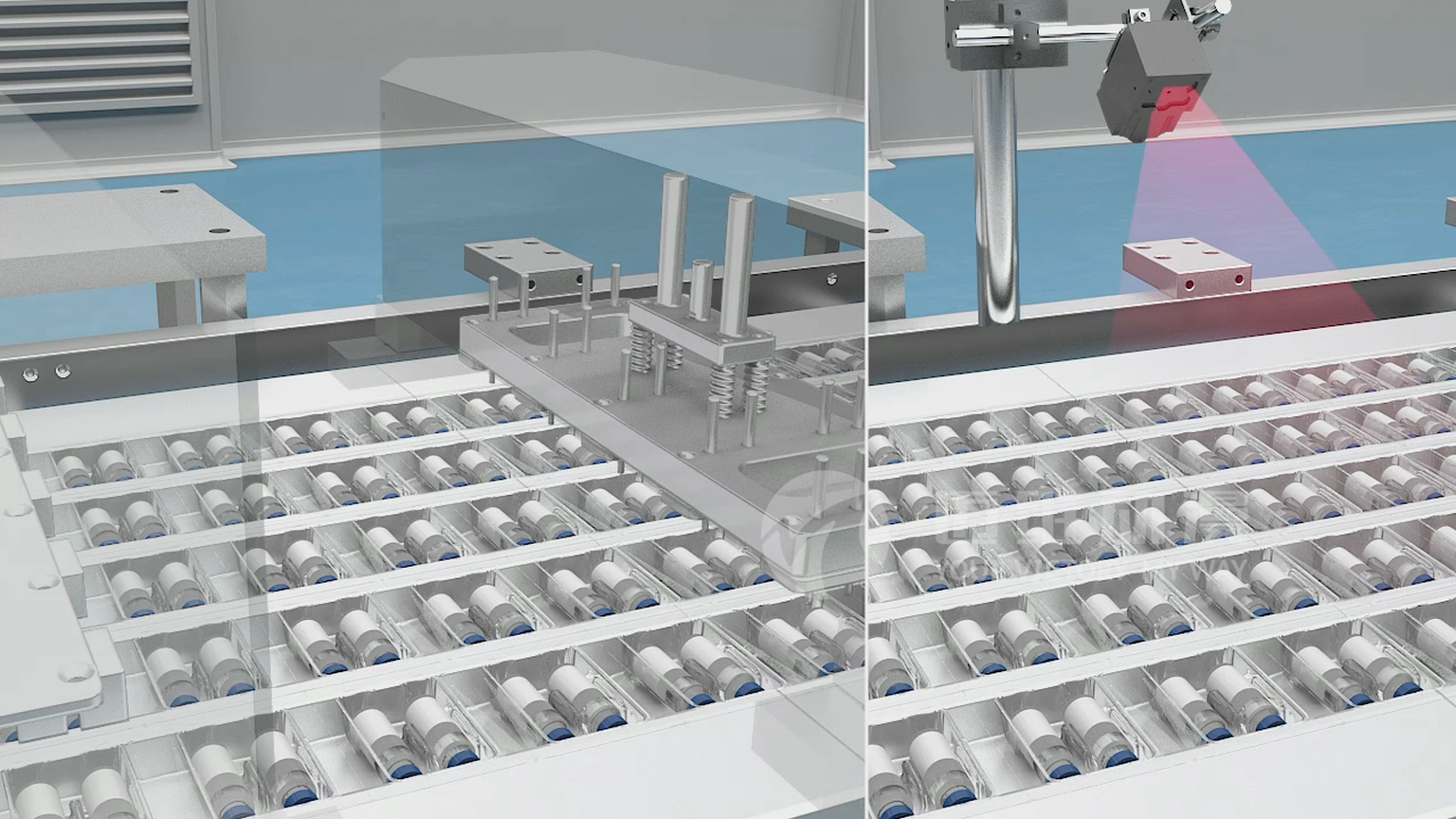 制药包装机械生产线三维动画展示(图2) 制药包装机械生产线三维动画展示(图2)